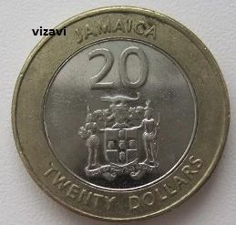 Лот: 18435869. Фото: 1. Ямайка 20 долларов 2008 (14). Америка