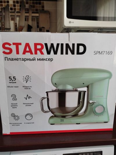 Лот: 17880430. Фото: 1. миксер планетарный starwind spm... Кухонная