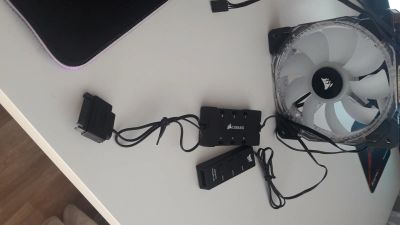 Лот: 16415178. Фото: 1. Контролеp corsair и вентилятор... Системы охлаждения