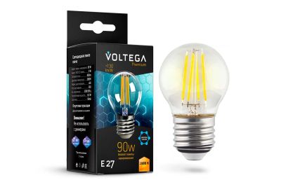 Лот: 23948716. Фото: 1. Лампа светодиодная VOLTEGA Crystal. Лампочки