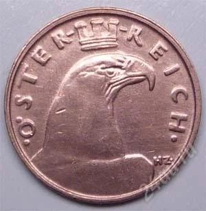 Лот: 1563973. Фото: 1. Австрия. 1 грош 1926г. Орел!. Германия и Австрия