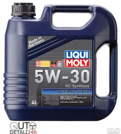 Лот: 8157027. Фото: 1. Liqui Moly Optimal Synth 5W-30... Масла, жидкости