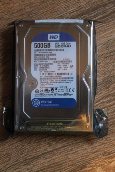 Лот: 4365868. Фото: 1. Новый! Жесткий диск 500Gb Western... Жёсткие диски (HDD)