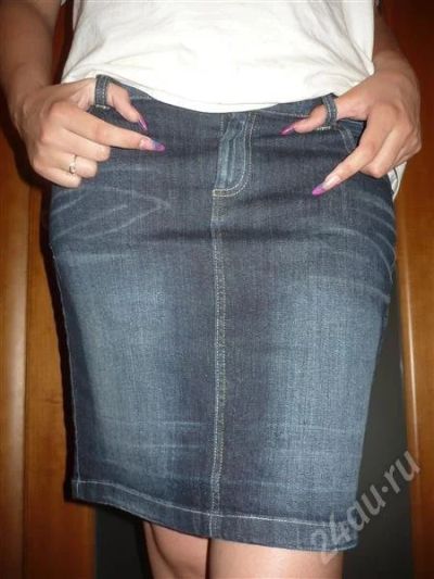 Лот: 457604. Фото: 1. Юбочка джинсовая! Bershka!Весеннее... Юбки