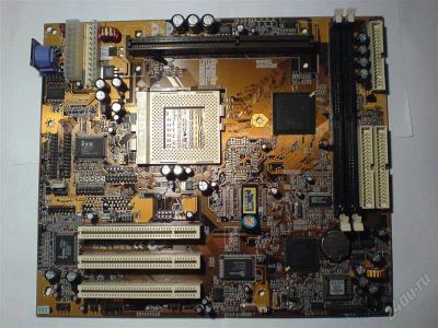 Лот: 898920. Фото: 1. Материнская плата socket 370... Материнские платы