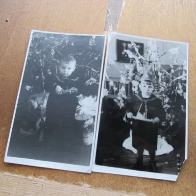 Лот: 24890735. Фото: 1. Фотография 14х8,5 см. Мальчик... Фотографии
