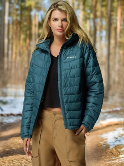 Лот: 25766769. Фото: 1. Пуховик женский Columbia Powder... Другое (спортивная одежда)