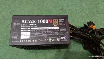 Лот: 17829900. Фото: 1. Блок питания Aerocool KCAS 1000W... Корпуса, блоки питания