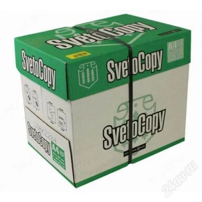 Лот: 2211943. Фото: 1. Бумага офисная SVETоCOPY 96% А4... Бумага
