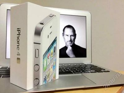 Лот: 1668899. Фото: 1. iPhone 4S 16 GB Black + Защитная... Смартфоны