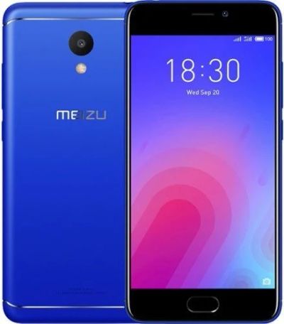 Лот: 11494796. Фото: 1. Смартфон 5.2" Meizu M6 16Gb Blue... Смартфоны