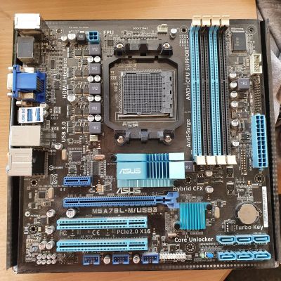 Лот: 16226787. Фото: 1. Asus M5a78l-m/usb3. Материнские платы