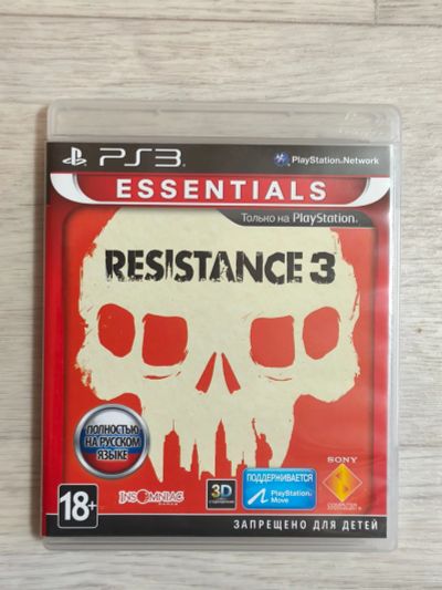 Лот: 25341020. Фото: 1. Игра на ps3 resistance 3. Игры для консолей