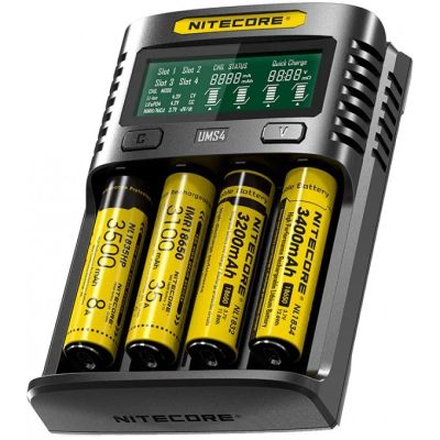 Лот: 16772963. Фото: 1. Зарядное устройство NiteCore UMS4... Зарядные устройства, блоки питания для бытовой техники