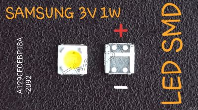 Лот: 14343923. Фото: 1. Светодиод LED smd 3535 3537 3V... Запчасти для телевизоров, видеотехники, аудиотехники