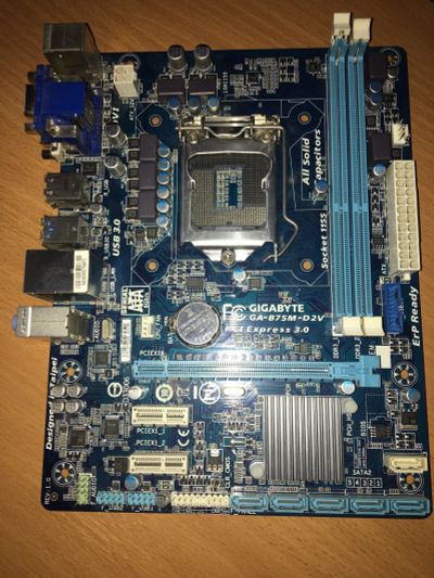 Лот: 15192106. Фото: 1. Материнская плата Gigabyte socket... Материнские платы