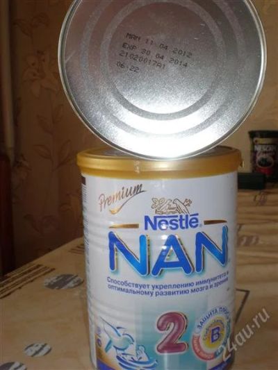 Лот: 2709430. Фото: 1. Молочная смесь Нестле NAN с 6мес... Детское питание