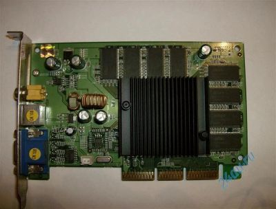 Лот: 714173. Фото: 1. AGP geforce fx5200. Видеокарты