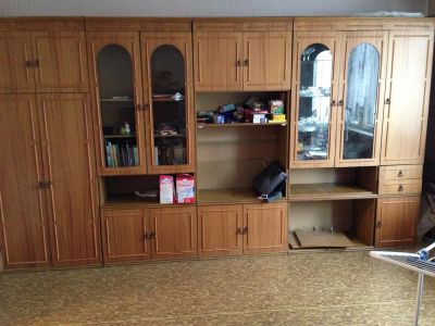 Лот: 3763073. Фото: 1. Стенка из 4 шкафов. С 1 рубля!. Гостиные, стенки, горки