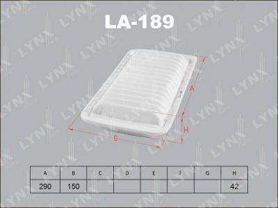 Лот: 13357127. Фото: 1. Lynx LA-189 Воздушный фильтр. Расходные материалы