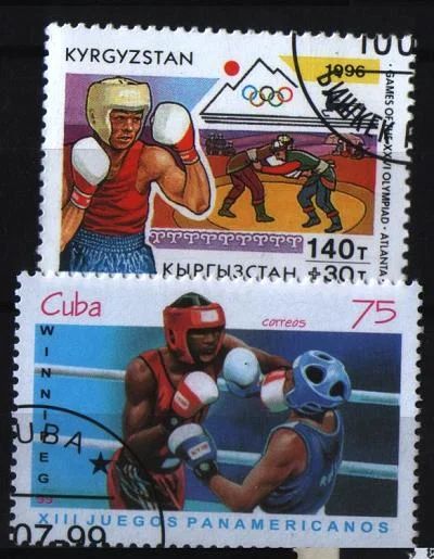 Лот: 7526331. Фото: 1. Киргизия 1996г Куба 1999г бокс... Марки
