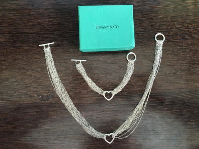 Лот: 11198801. Фото: 1. Набор ожерелье браслет Tiffany... Комплекты изделий