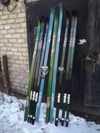 Лот: 6333291. Фото: 1. лыжи деревянные новые без креплений... Лыжи
