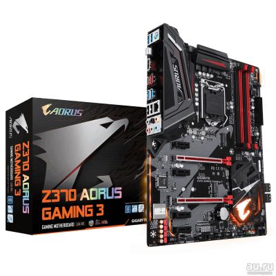 Лот: 13798595. Фото: 1. I3 8100 (BOX) c gigabyte z370... Материнские платы