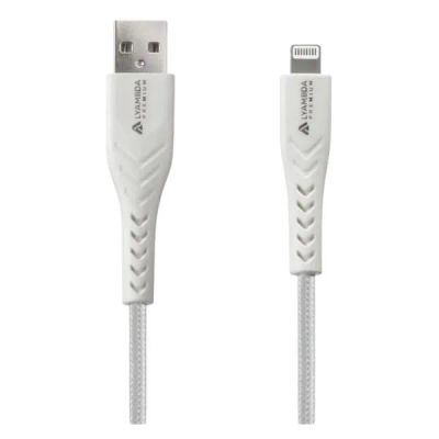 Лот: 25633534. Фото: 1. Кабель LYAMBDA USB MFI Type-A... Дата-кабели, переходники