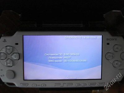 Лот: 386135. Фото: 1. продам белую 2008 psp (прошивка... Игровые приставки, консоли