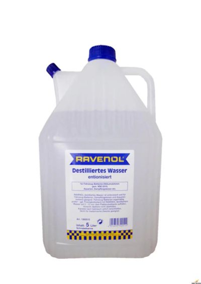 Лот: 8886770. Фото: 1. Ravenol дистиллированная деионизированная... Масла, жидкости