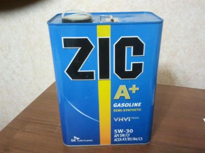 Лот: 3917122. Фото: 1. ZIC 5W30 A+. Масла, жидкости