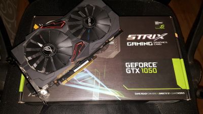 Лот: 18625606. Фото: 1. Asus Strix geforce gtx 1050. Видеокарты