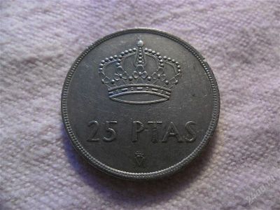Лот: 1366673. Фото: 1. Испания, 25 песет, 1983 год. Европа