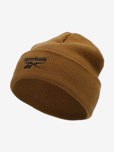 Лот: 23269519. Фото: 1. Шапка Reebok Logo Beanie, Розовый. Другое (спортивная одежда)