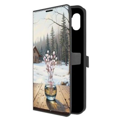Лот: 25135107. Фото: 1. Чехол Krutoff Eco Book "Верба... Чехлы, бамперы