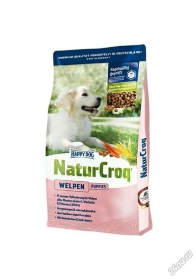 Лот: 5575874. Фото: 1. Корм Happy Dog NaturCroq Welpen... Корма