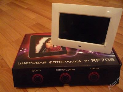 Лот: 1373434. Фото: 1. Фоторамка цифровая AirTone 7... Фоторамки, фотоальбомы