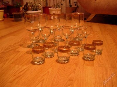 Лот: 2376412. Фото: 1. Рюмки и фужеры , набор. Кружки, стаканы, бокалы
