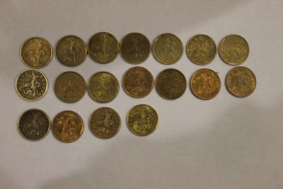 Лот: 9392785. Фото: 1. Набор монет 10 копеек с 1998 по... Россия после 1991 года