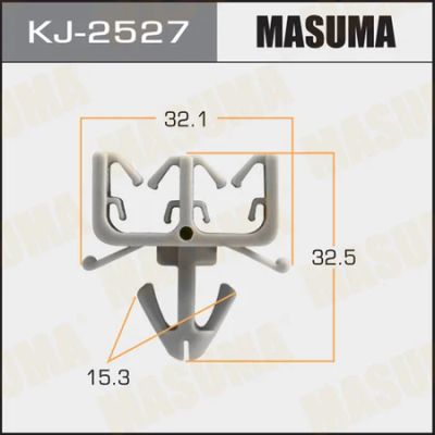 Лот: 18607888. Фото: 1. Клипса крепежная masuma 2527-kj... Кузов