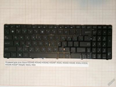 Лот: 7444697. Фото: 1. Клавиатура для ноутбука Asus K50... Клавиатуры для ноутбуков