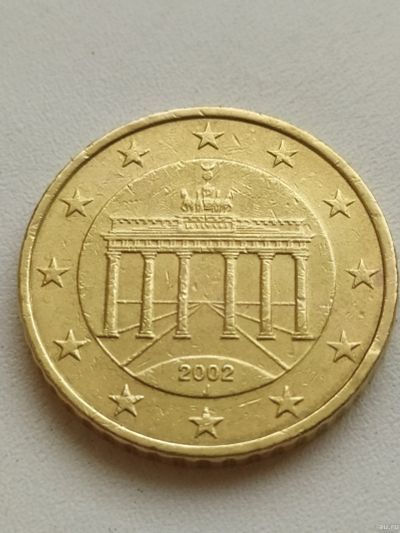 Лот: 14569435. Фото: 1. Монета 50 евроцентов евро центов... Европа