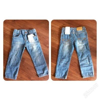Лот: 2700354. Фото: 1. джинсы zara , размер 92 см. Брюки, шорты, джинсы