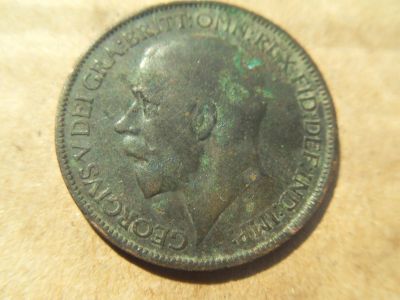 Лот: 16183608. Фото: 1. Великобритания 1/2 пенни 1924... Великобритания и острова