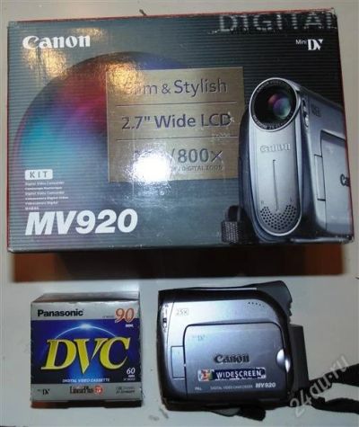 Лот: 2447674. Фото: 1. Canon MV920 - мини-видеокамера... Видеокамеры