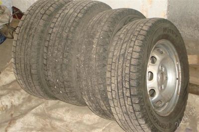 Лот: 1223594. Фото: 1. Резина зимняя нешипованная HANKOOK... Шины