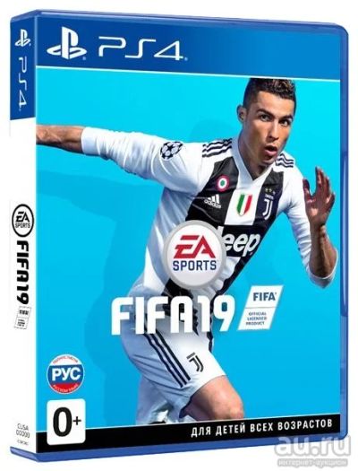 Лот: 17944301. Фото: 1. [Б/У] Игра FIFA 19 для консоли... Игры для консолей