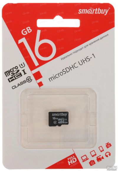 Лот: 13666216. Фото: 1. Карта памяти MicroSD 16 ГБ Class... Карты памяти