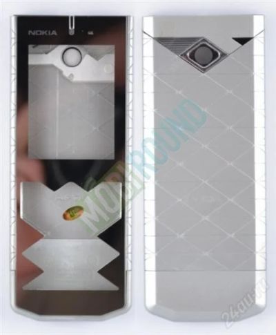 Лот: 2166981. Фото: 1. Корпус Nokia 7900 серебро (exclusive... Корпуса, клавиатуры, кнопки
